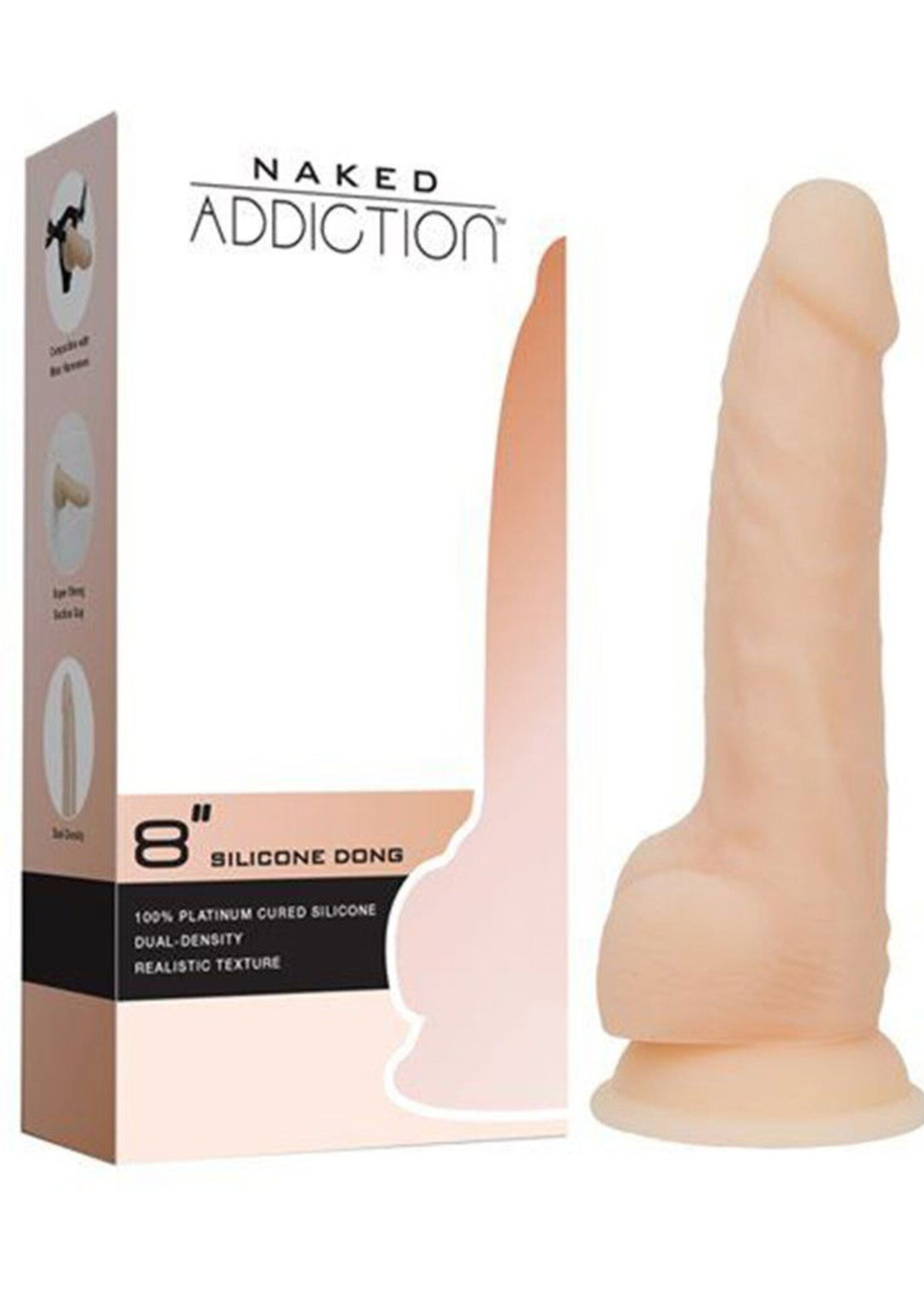 Naked Addiction Anale dildo met dubbele dichtheid - 21,5 cm