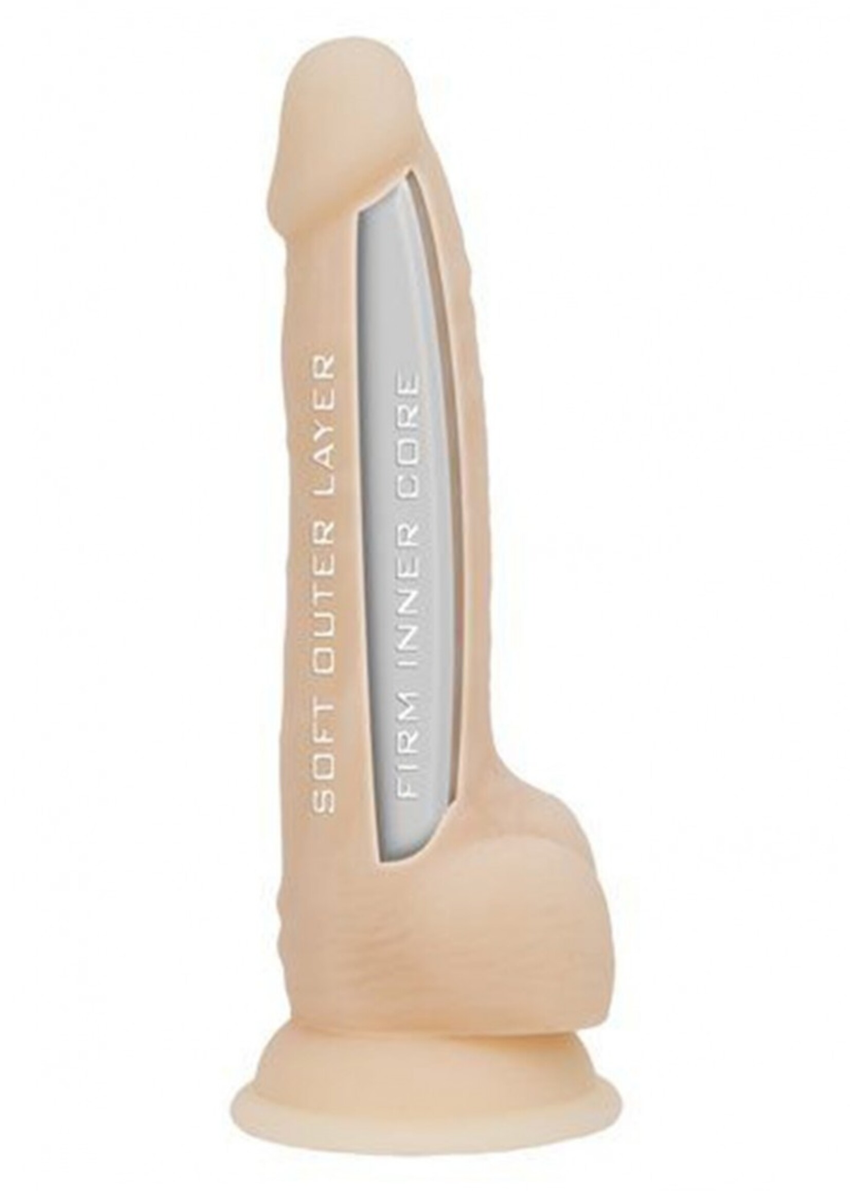 Naked Addiction Anale dildo met dubbele dichtheid - 21,5 cm