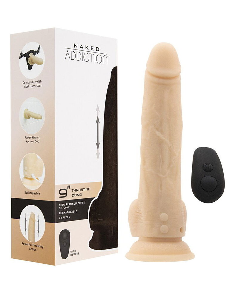 Naked Addiction Stootvibrator - Stootvibrator met stootfunctie Naked Addiction Stootvibrator - Stootvibrator met stootfunctie