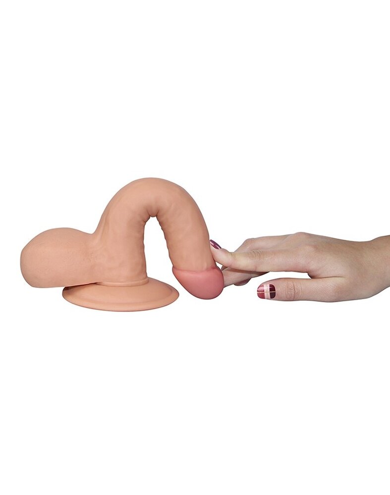 LoveToy De Ultra Soft Dude 19 cm - Realistische dildo 19 cm Ø 3,9 cm LoveToy De Ultra Soft Dude 19 cm - Realistische dildo 19 cm Ø 3,9 cm