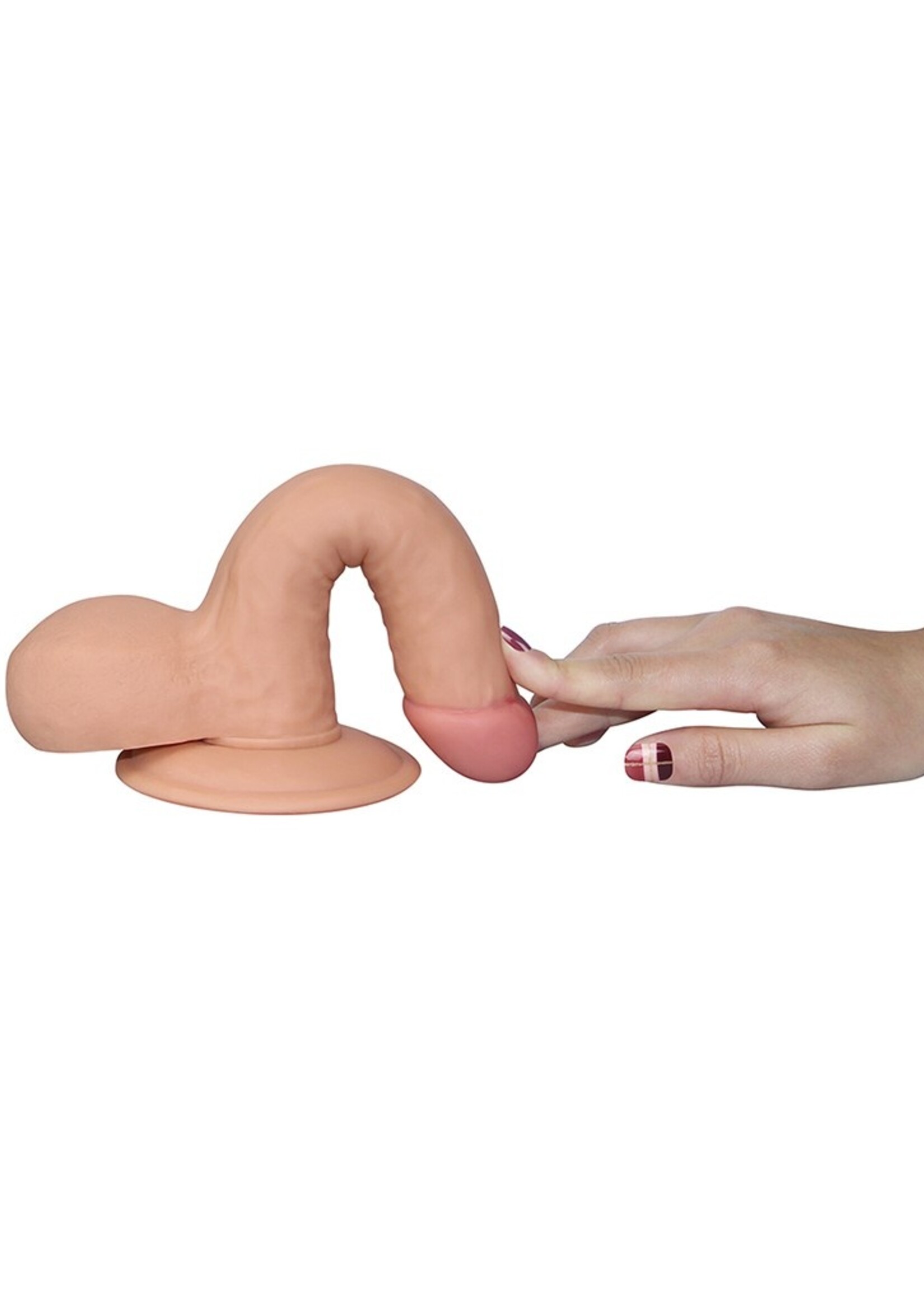 LoveToy The Ultra Soft Dude 19 cm - Realistischer Dildo 19 cm Ø 3,9 cm