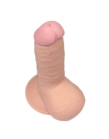 LoveToy De Ultra Soft Dude 19 cm - Realistische dildo 19 cm Ø 4,5 cm