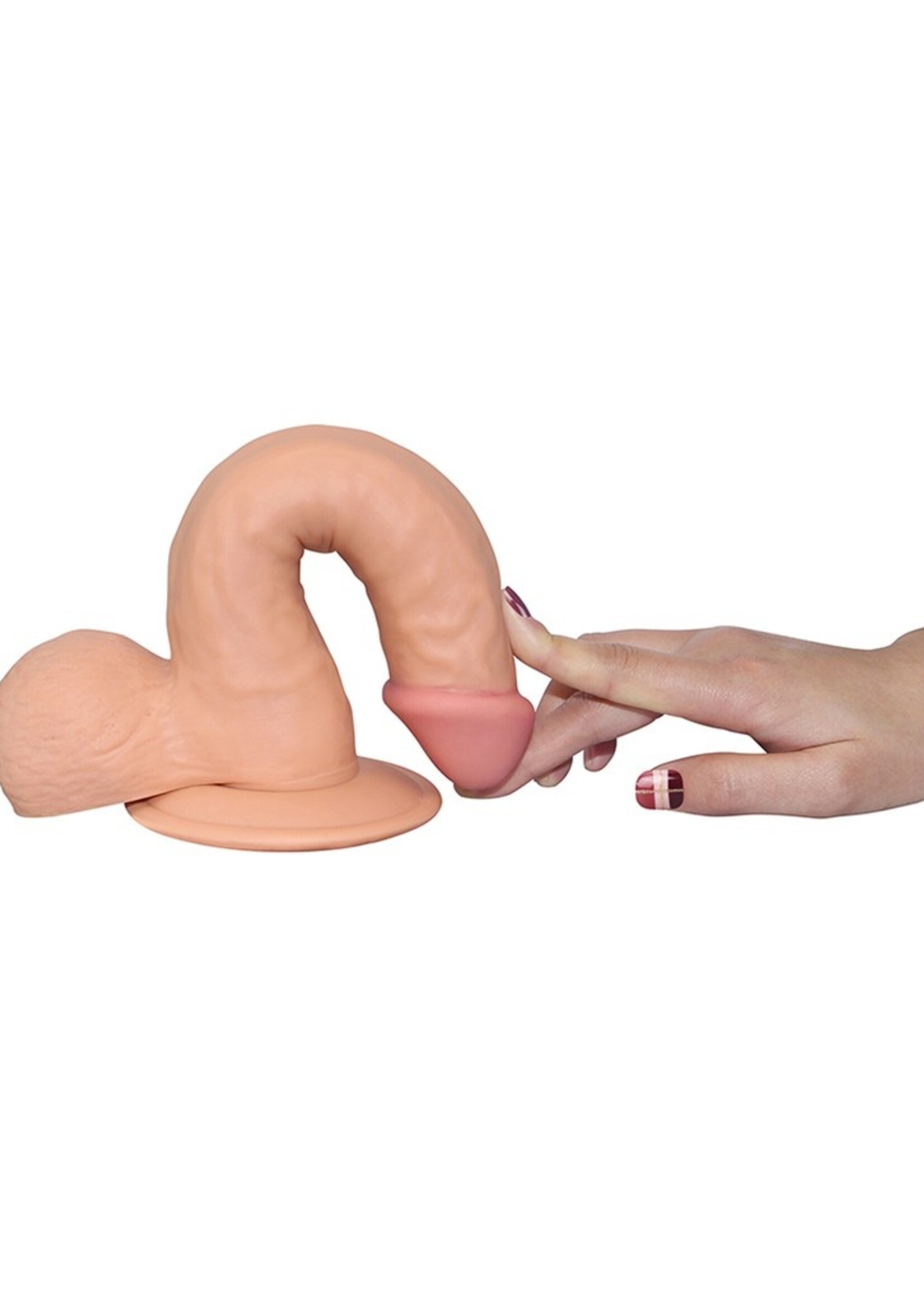 LoveToy The Ultra Soft Dude 8,8" / 22 cm - Gode réaliste - Nu