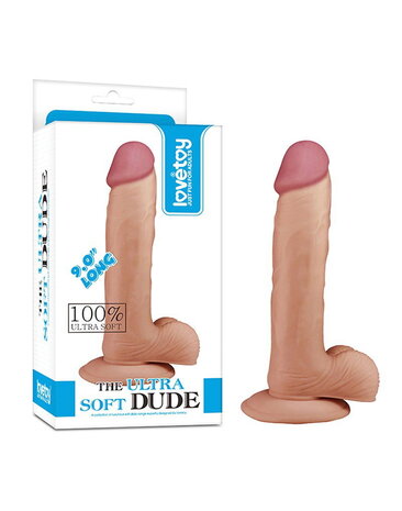 LoveToy The Ultra Soft Dude 23 cm - Anal Dildo 23 cm Ø 4,1 cm