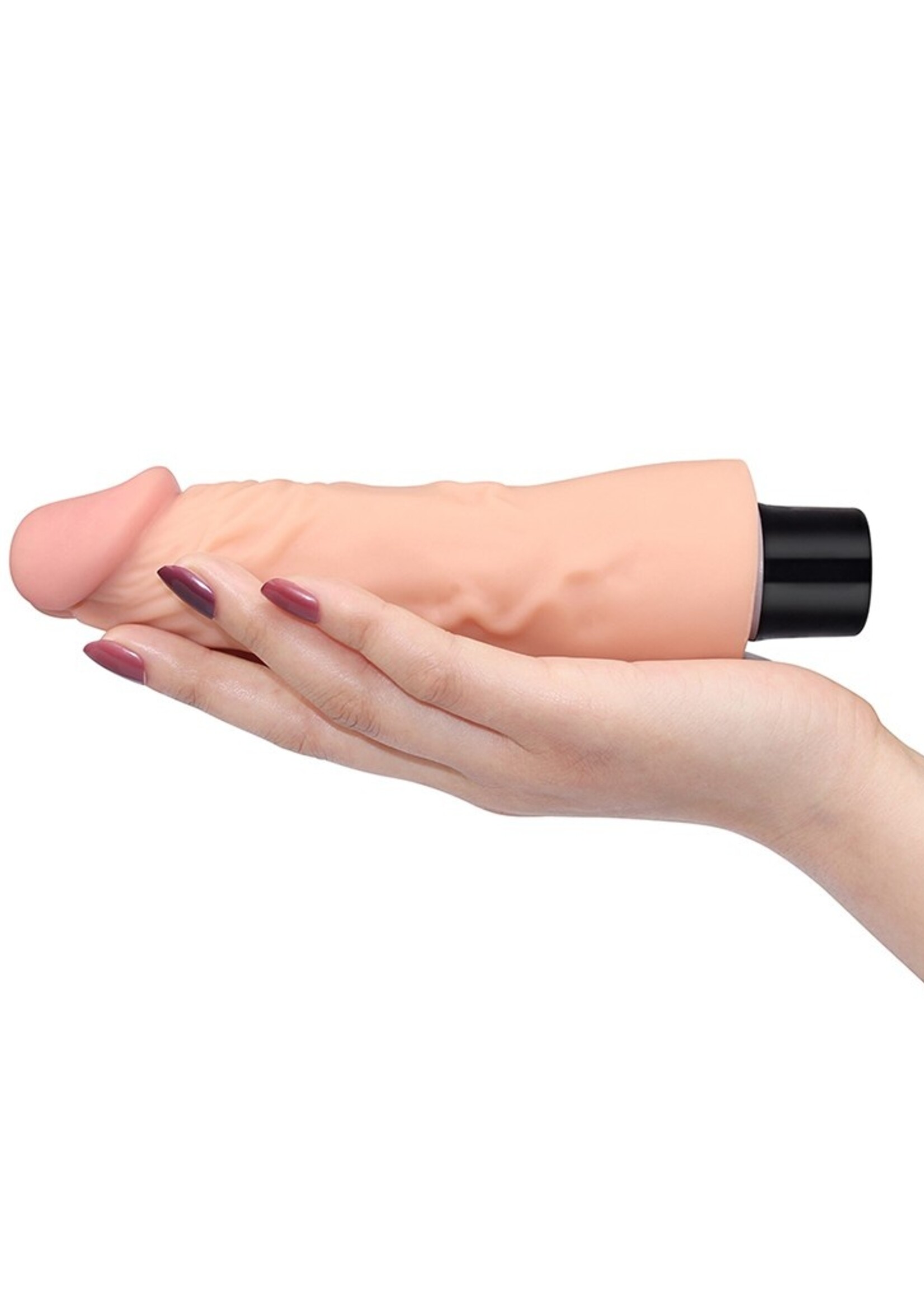 LoveToy Vibrerende Real Softee 18 cm - Klassieke vibrator