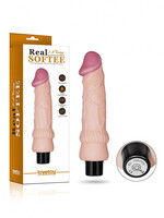 LoveToy Vibrating Real Softee 7.8" Realistic