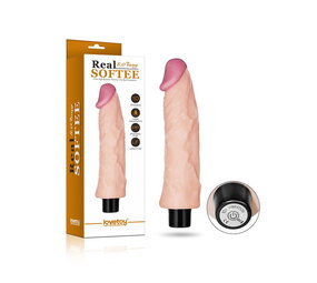 LoveToy Vibrierender Real Softee 20 cm LoveToy Vibrierender Real Softee 20 cm
