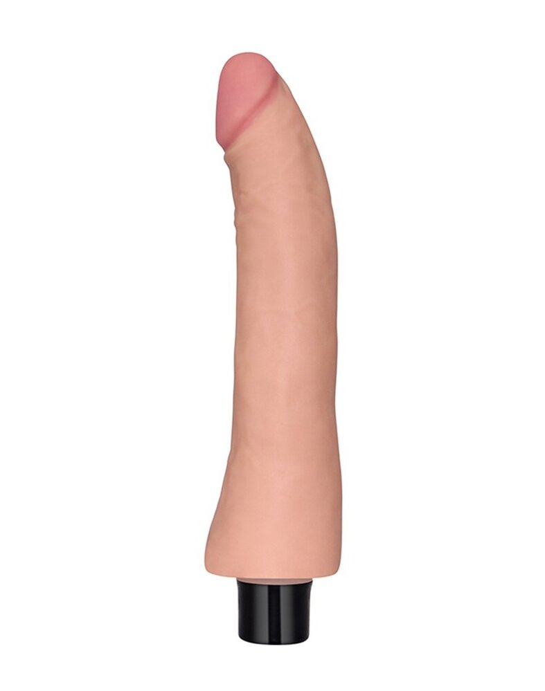 LoveToy Vibrating Real Softee 23 cm - Gode vibrant réaliste - Nude