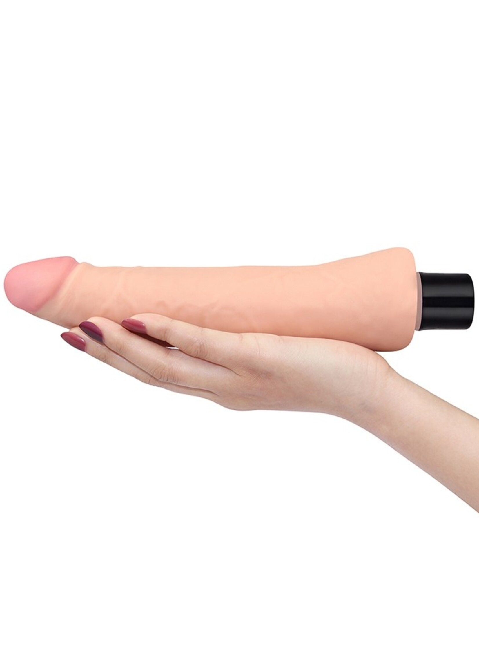 LoveToy Vibrerende Real Softee 23 cm - Klassieke vibrator