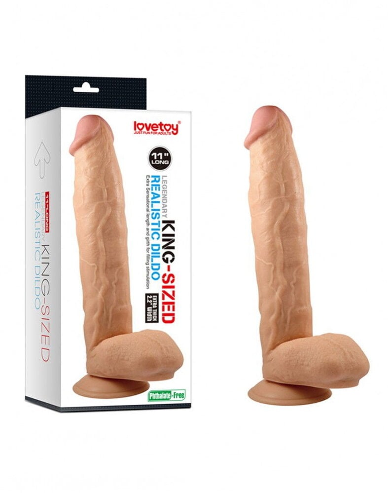 LoveToy Kingsize dildo - anale dildo 28 cm Ø 5,5 cm LoveToy Kingsize dildo - anale dildo 28 cm Ø 5,5 cm