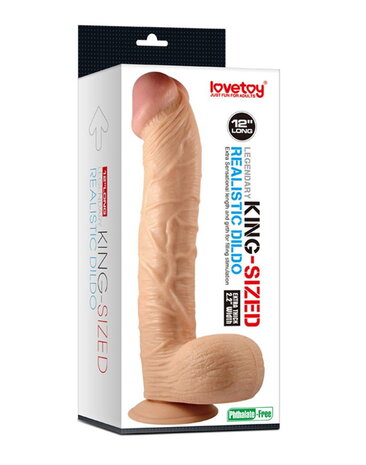 LoveToy Kingsize dildo - anale dildo 30,5 cm Ø 5,5 cm LoveToy Kingsize dildo - anale dildo 30,5 cm Ø 5,5 cm