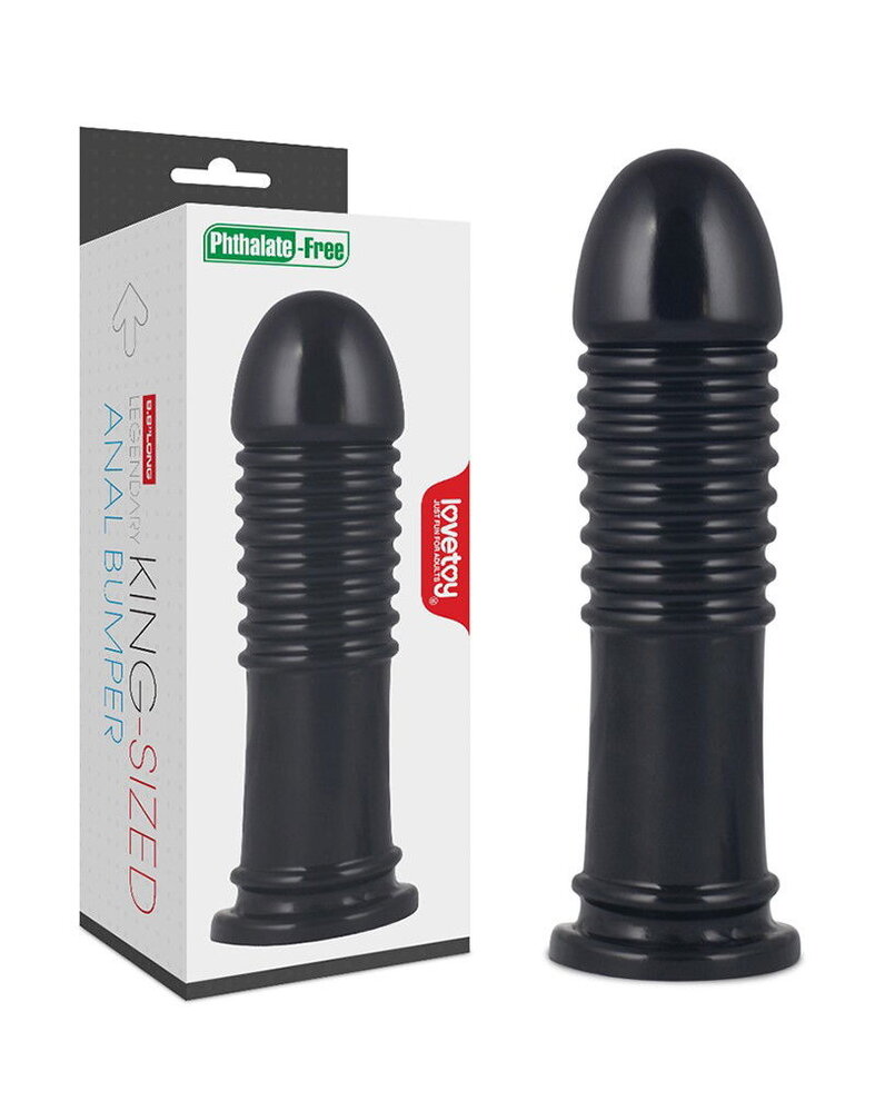 LoveToy Butée anale 20 cm - Plug anal - Noir