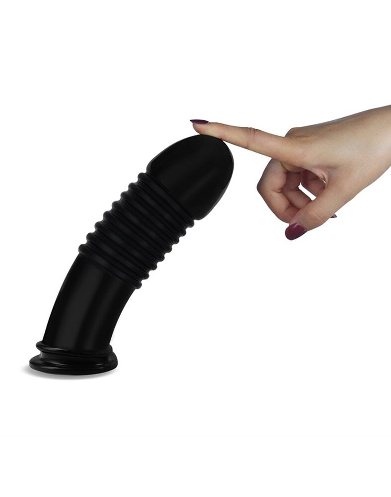 LoveToy Butée anale 20 cm - Plug anal - Noir