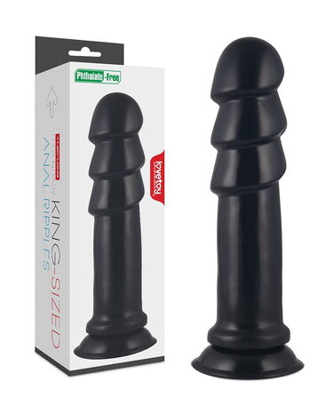 LoveToy Gode géant 28,5 cm - Plug anal - Noir
