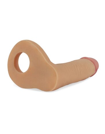 LoveToy Ultraweiches Doppel - Realistischer Dildo 14,7 cm Ø 3,3 cm