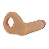 LoveToy Ultrazachte, dubbele, realistische dildo 14,7 cm Ø 3,3 cm