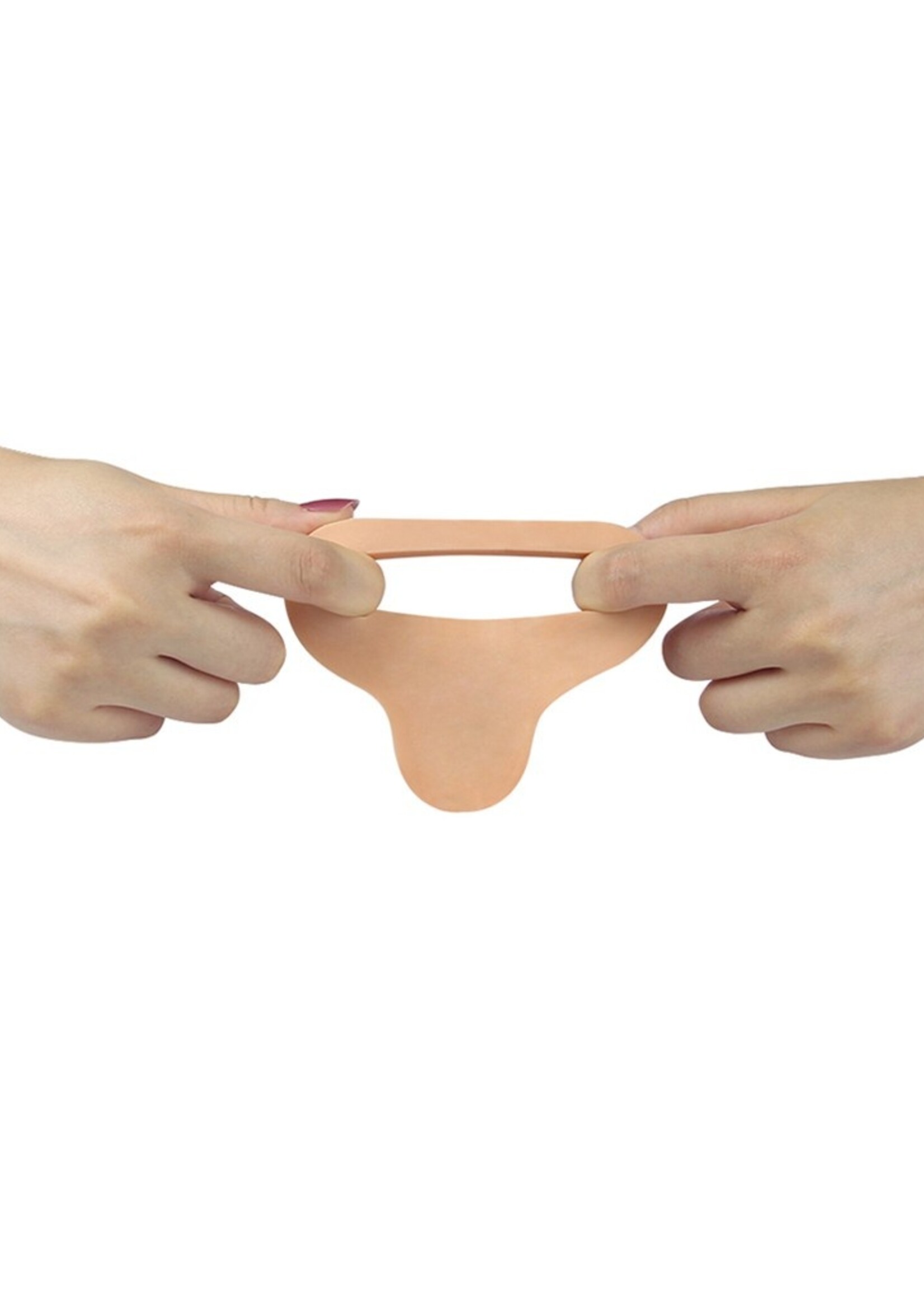 LoveToy Ultraweiches Doppel - Realistischer Dildo 14,7 cm Ø 3,3 cm