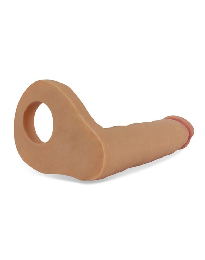 LoveToy De ultrazachte, dubbele, realistische dildo van 15,8 cm Ø 2,9 cm