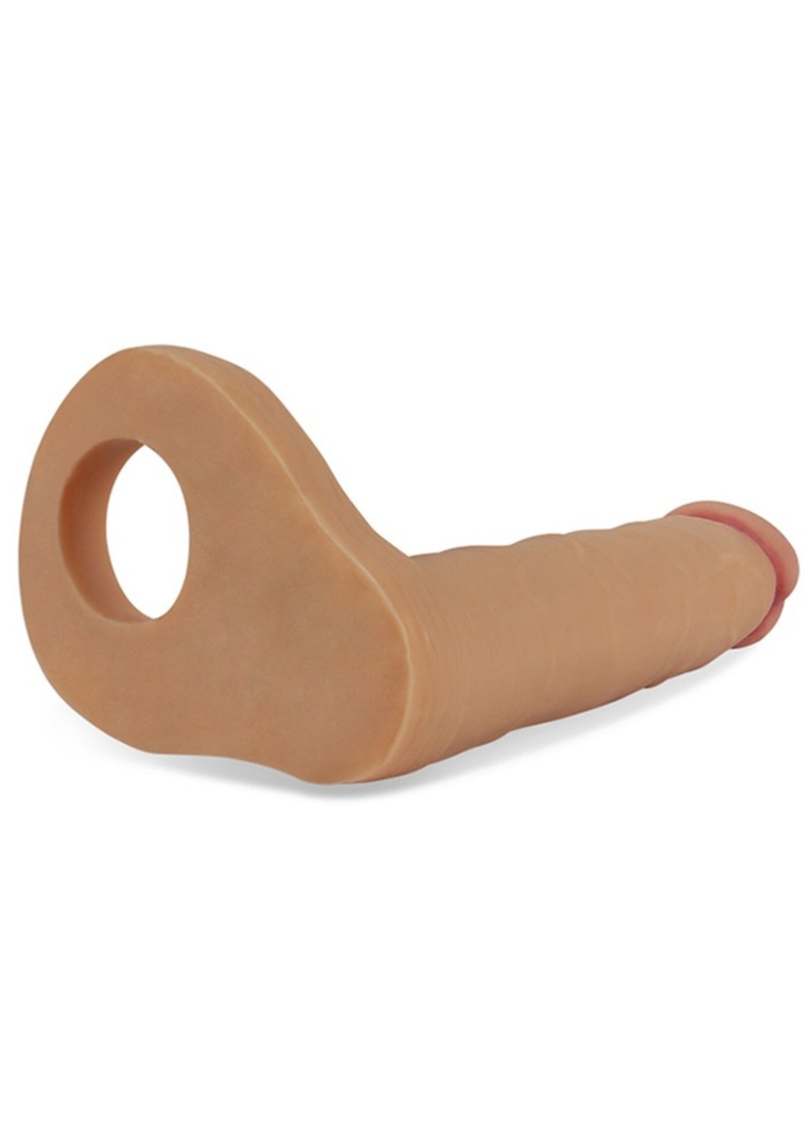 LoveToy De ultrazachte, dubbele, realistische dildo van 15,8 cm Ø 2,9 cm