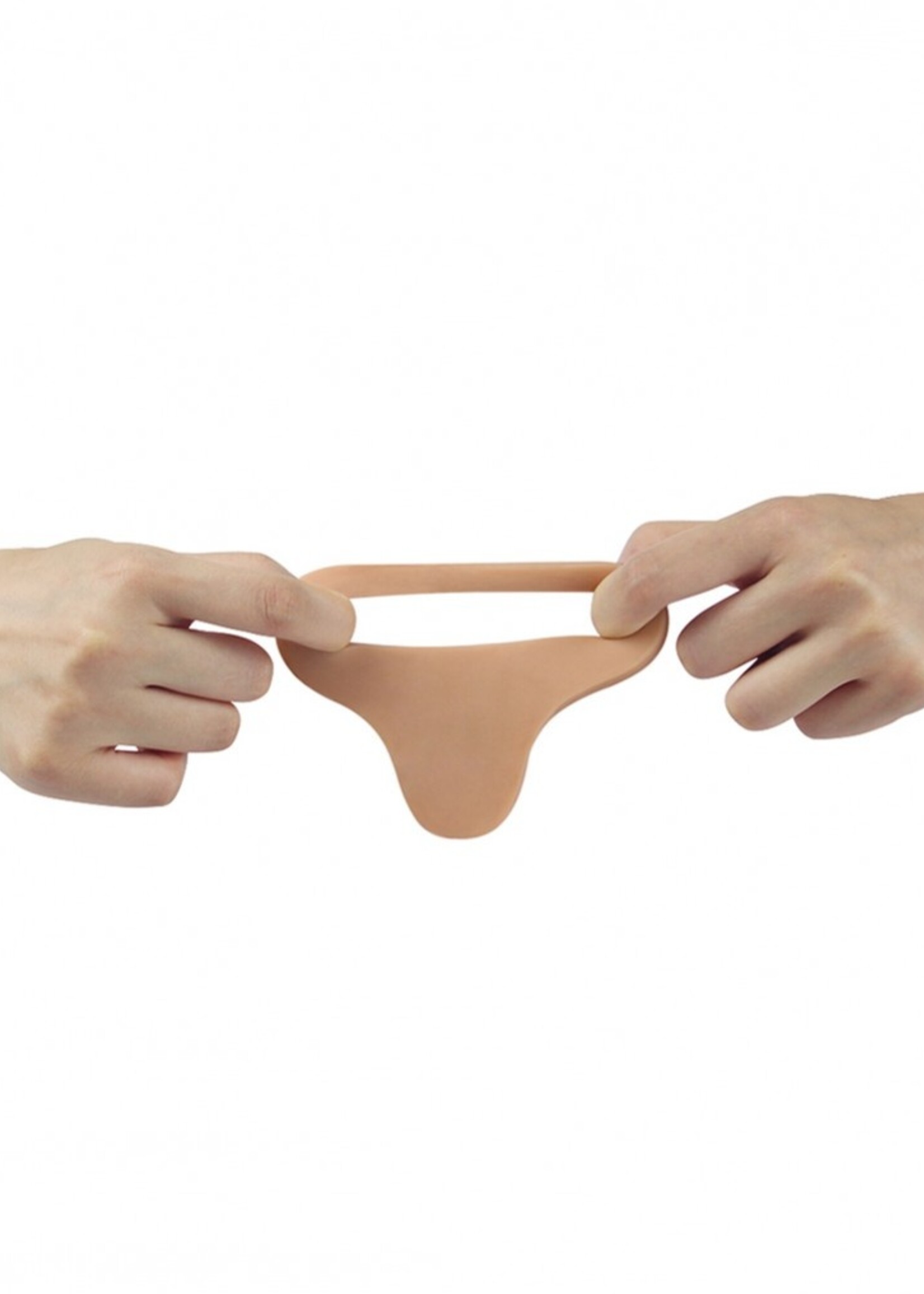 LoveToy De ultrazachte, dubbele, realistische dildo van 15,8 cm Ø 2,9 cm