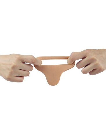 LoveToy LoveToy - Gode double pénétration ultra doux 18 cm - Nude LoveToy LoveToy - Gode double pénétration ultra doux 18 cm - Nude