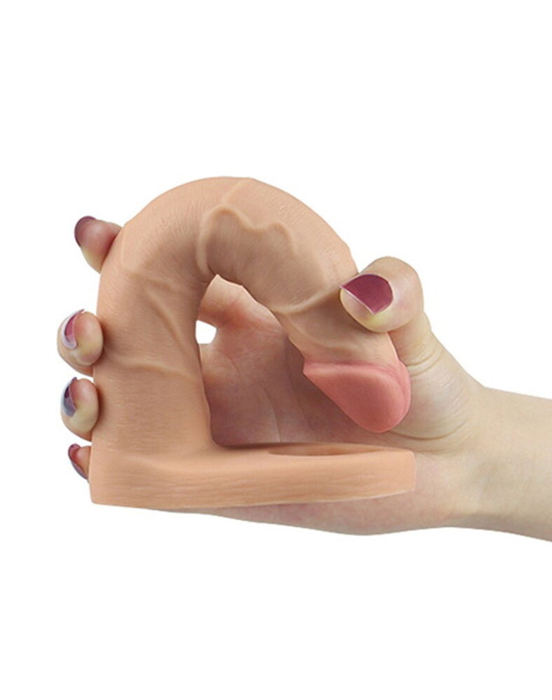 LoveToy LoveToy - Der ultraweiche Doppeldildo 7" / 18 cm - Doppelpenetrationsdildo - Hautfarben LoveToy LoveToy - Der ultraweiche Doppeldildo 7" / 18 cm - Doppelpenetrationsdildo - Hautfarben