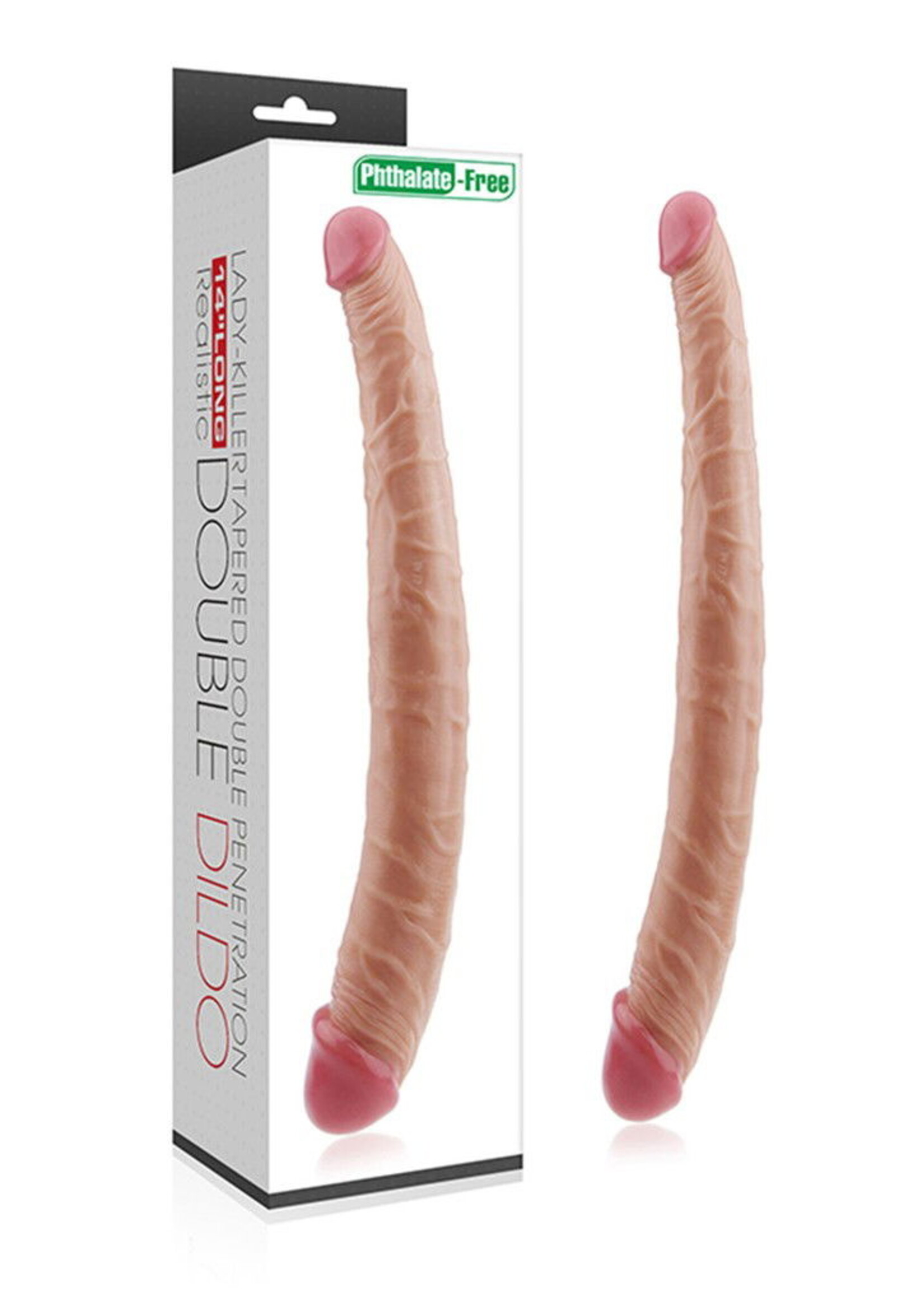 LoveToy Ladykiller - XXL dildo 36,5 cm Ø 4-4,6 cm