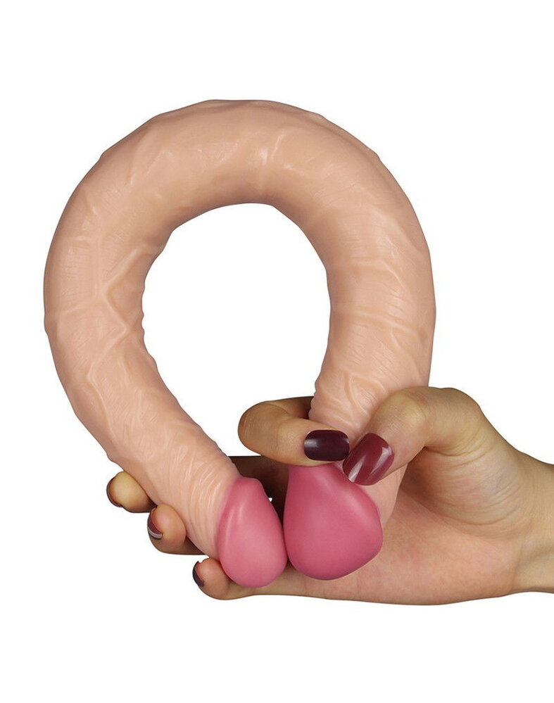 LoveToy Gode double taille King-Sized Lady-Killer 35,5 cm - Nu