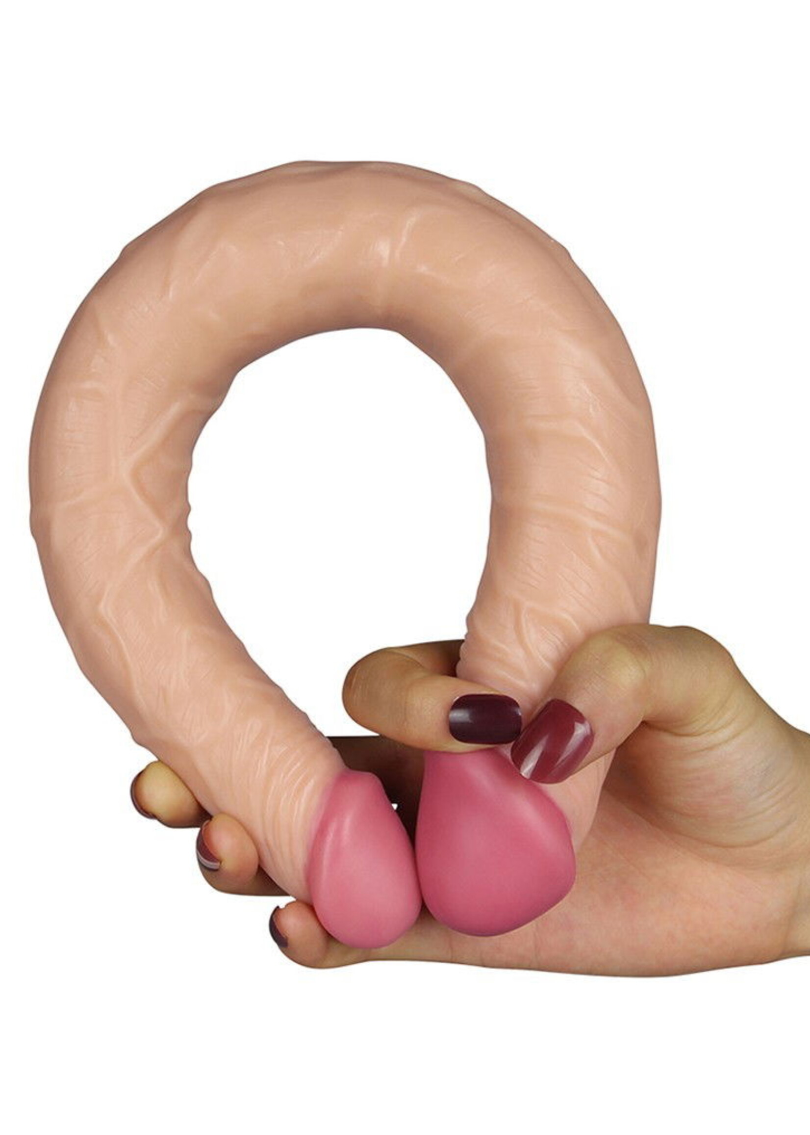 LoveToy Gode double taille King-Sized Lady-Killer 35,5 cm - Nu