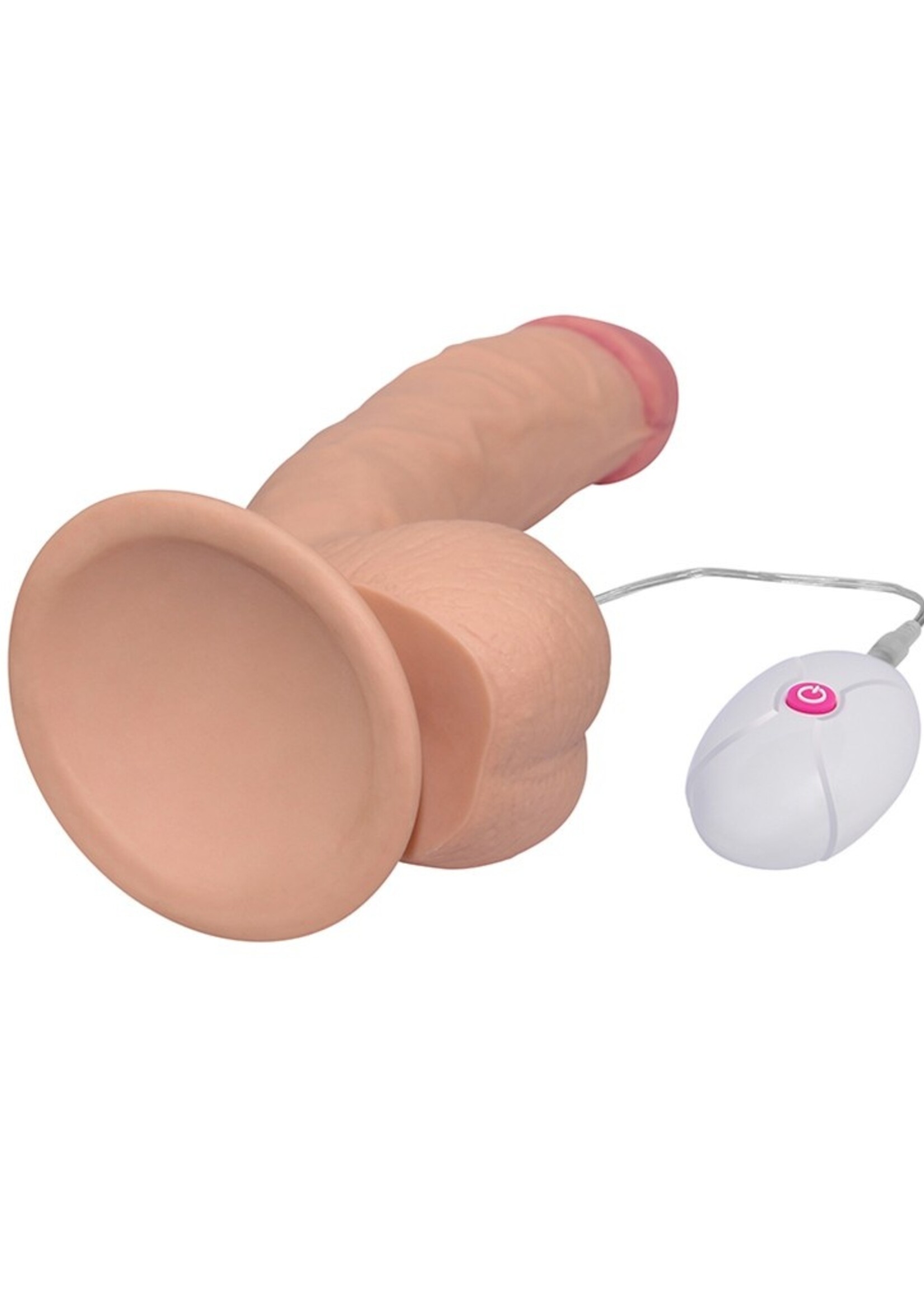 LoveToy Zachte vibrerende anale dildo 20 cm Ø 4,5 cm