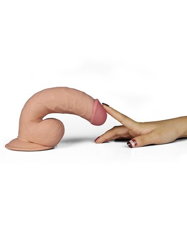 LoveToy Soft Dude Vibrating - Anal Dildo 20 cm Ø 4,5 cm