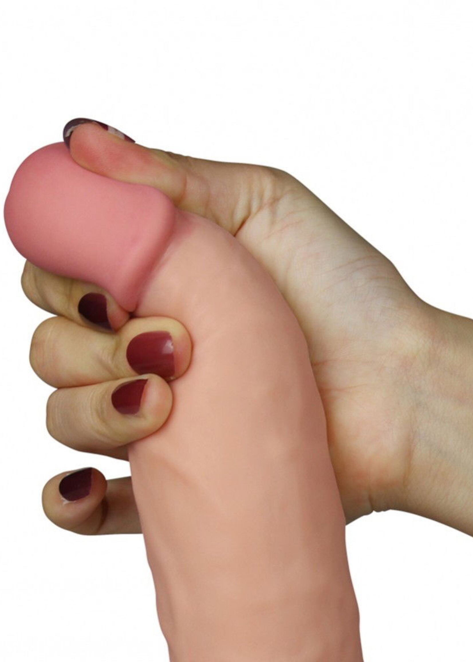LoveToy Zachte vibrerende anale dildo 20 cm Ø 4,5 cm