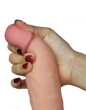 LoveToy Zachte vibrerende anale dildo 20 cm Ø 4,5 cm