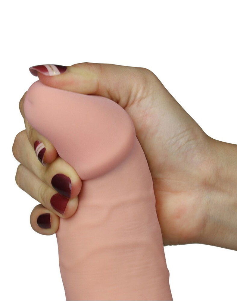 LoveToy Ultra Soft Dude Vibrerende Anale Dildo 21,3 cm Ø 4,5 cm