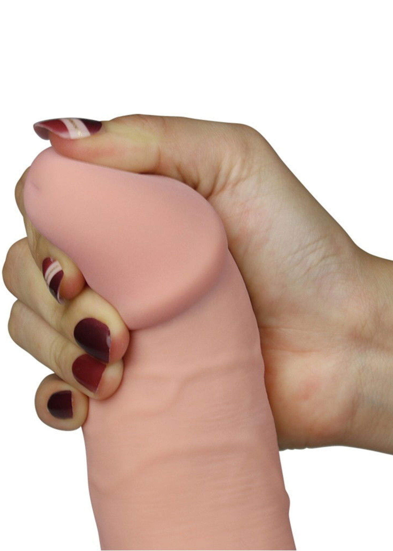 LoveToy Ultra Soft Dude Vibrerende Anale Dildo 21,3 cm Ø 4,5 cm