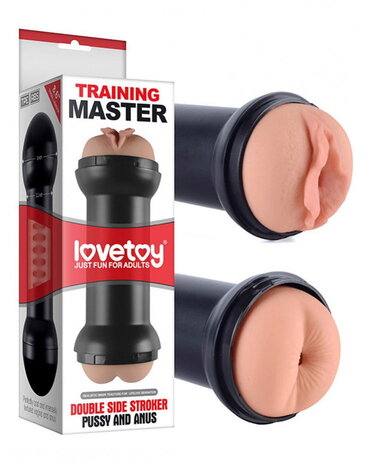 LoveToy Trainingsmaster Dubbelzijdige Pocket Pussy - Vaginaal & Anale LoveToy Trainingsmaster Dubbelzijdige Pocket Pussy - Vaginaal & Anale