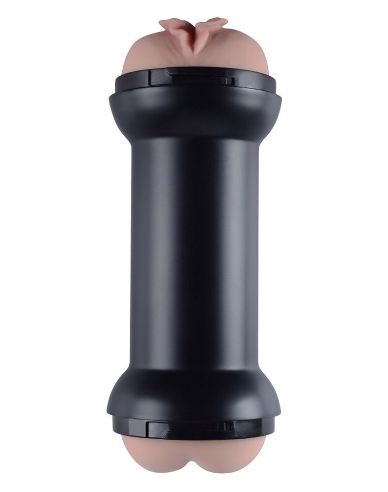 LoveToy Training Master Double Side Stroker - Chatte + Anus - Nu