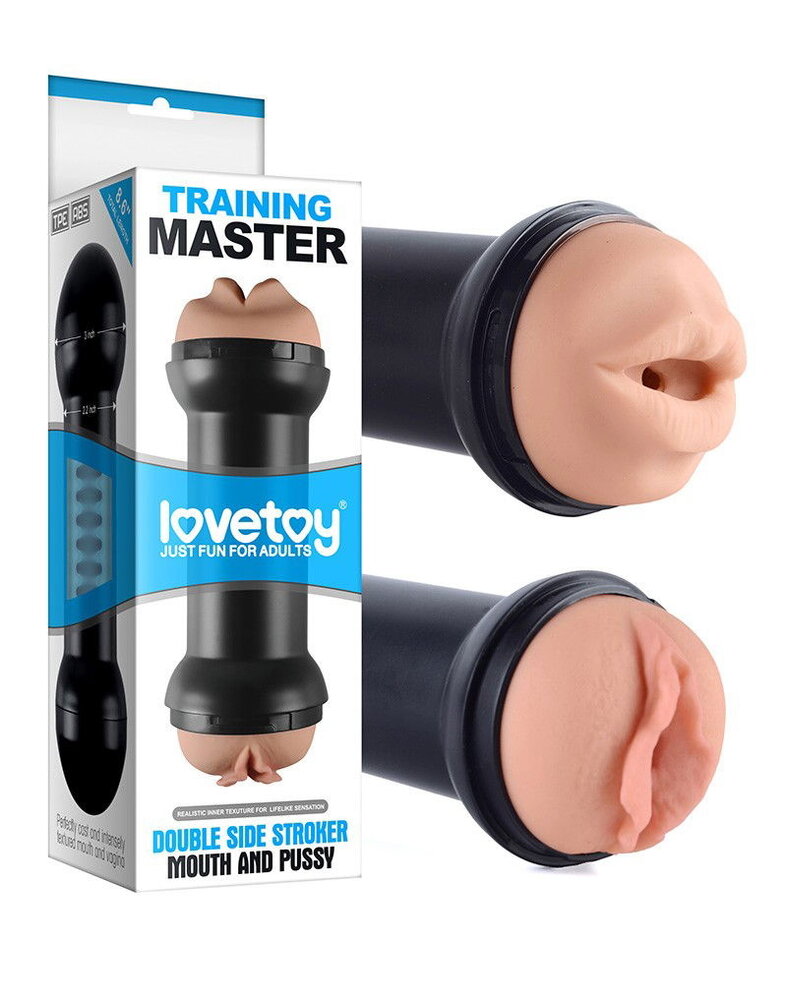 LoveToy Training Master Double Taschenmuschi - Oral & Vaginal