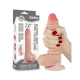 LoveToy 7 inch Sliding Skin Dildo