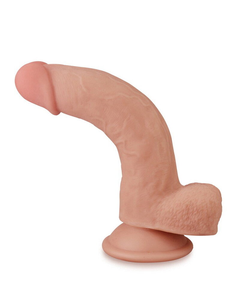 LoveToy Dildo met glijdende huid - Realistische dildo 20 cm Ø 4 cm LoveToy Dildo met glijdende huid - Realistische dildo 20 cm Ø 4 cm