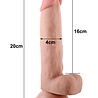 LoveToy Sliding Skin Dildo - Realistischer Dildo 20 cm Ø 4 cm
