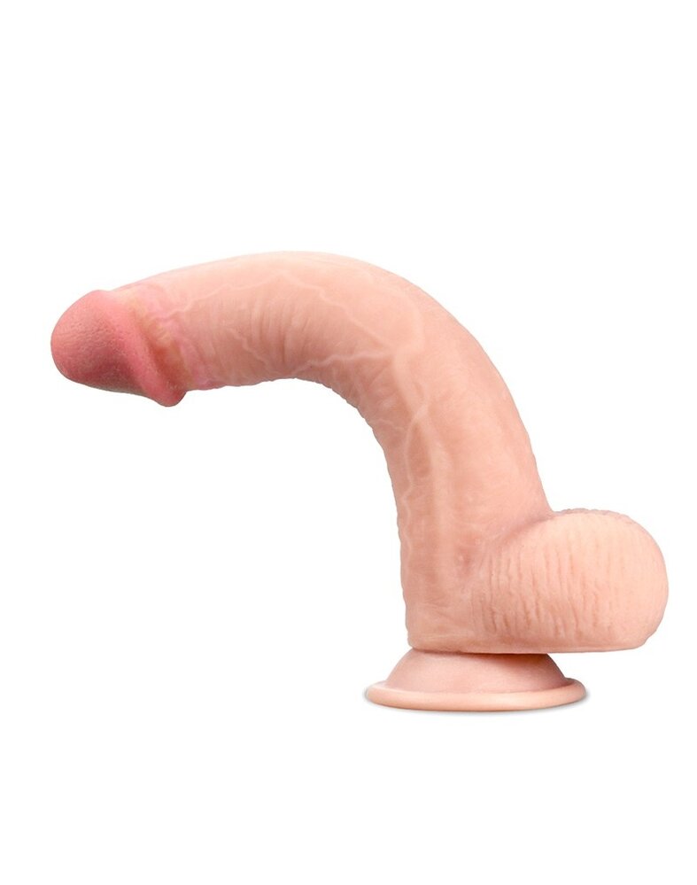 LoveToy Dildo met glijdende huid - Realistische dildo 23 cm Ø 3,5 cm