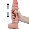 LoveToy Gode coulissant en peau 9" / 23 cm (Ø 3,5 cm) - Nude