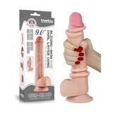 LoveToy Sliding Skin Dildo 9.0" / 23 cm (Ø 4 CM) - Nude