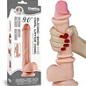 LoveToy Gode coulissant 23 cm (Ø 4 cm) - Nude