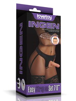 LoveToy Ensemble gode ceinture avec gode 18 cm