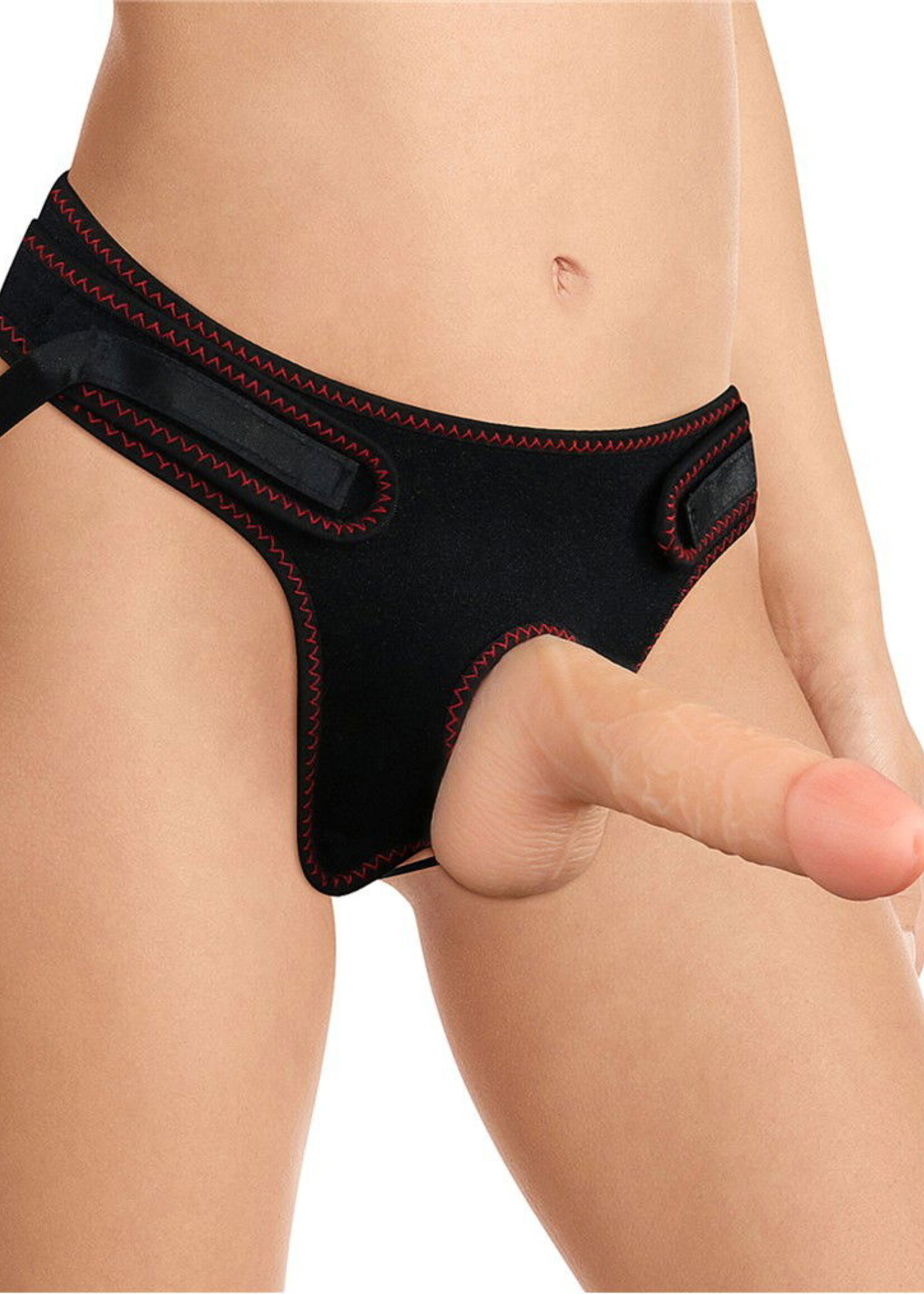 LoveToy Strap-on-Set mit Dildo - 18 cm Ø 3,6 cm