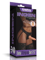 LoveToy Ensemble gode ceinture avec gode 19 cm