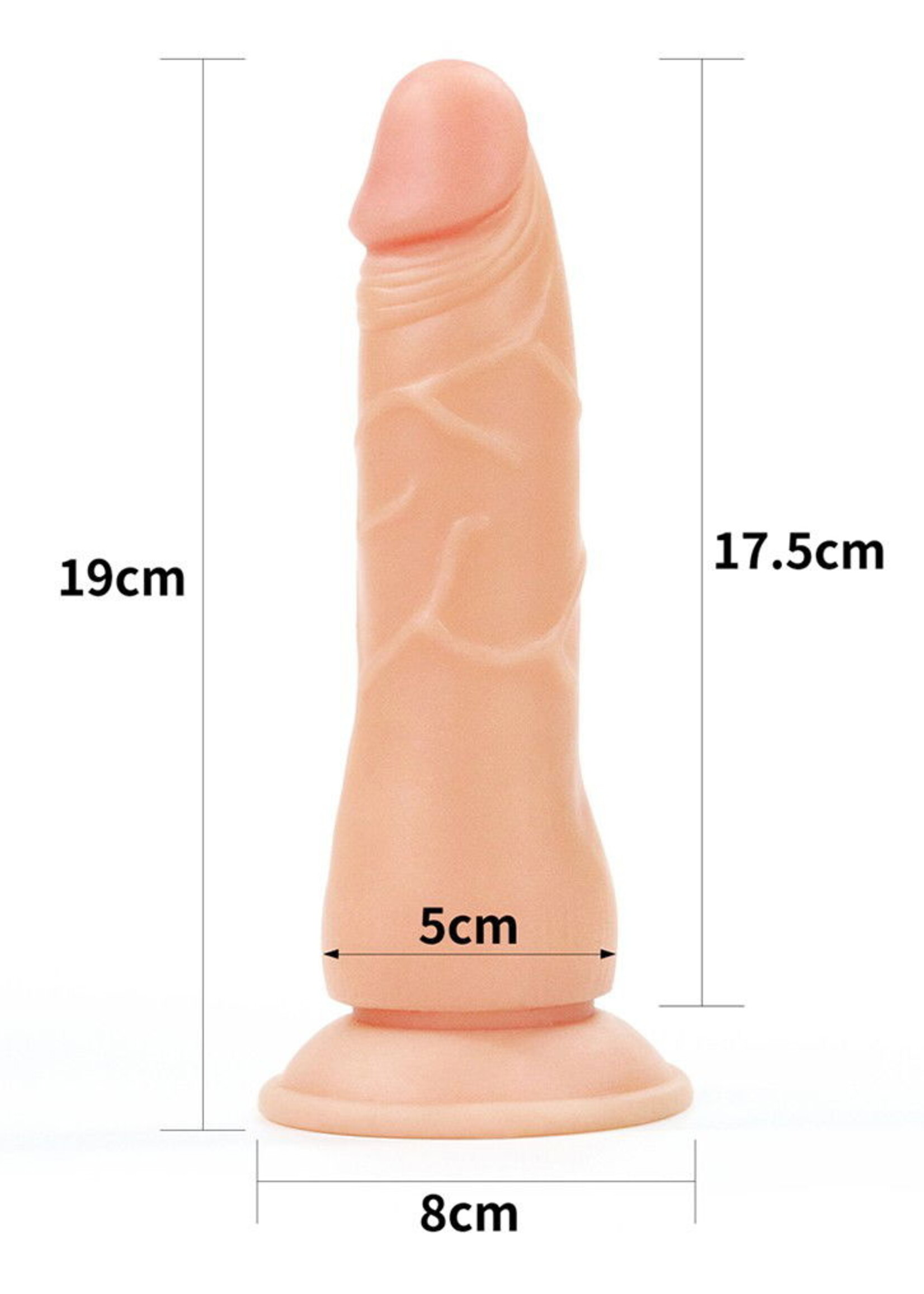 LoveToy Ensemble gode ceinture facile à utiliser avec gode 7,5" / 19 cm