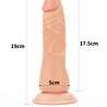LoveToy Strap-on set met dildo - 19 cm Ø 5 cm